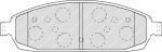 Ferodo FDB4002 комплект тормозных колодок, дисковый тормоз на JEEP GRAND CHEROKEE III (WH, WK)