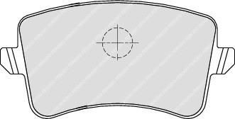 FERODO Колодки задние AD A4/A5/Q5 (8K0698451A, FDB4050)