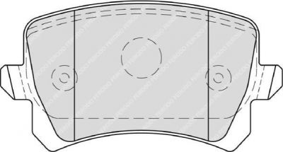 FERODO Колодки тормозные дисковые задние VW Tiguan 1.4TFSi/2.0TDi/2.0TFSi 07> (FDB4058)