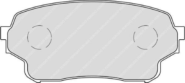 FERODO FDB4077 колодки торм. FERODO (FDB4077)