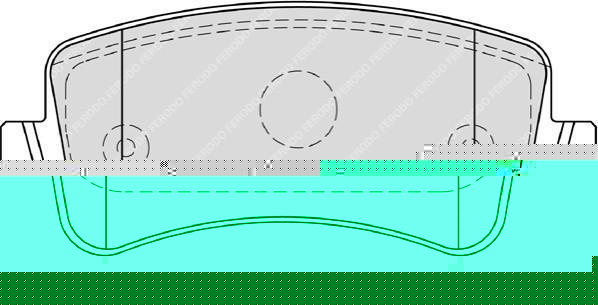 FERODO Колодки передние VAG (FDB4190)