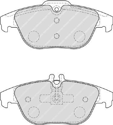 FERODO Колодки задние MB C-Class (W204)/E-Class (C207) all 07-> (FDB4220)