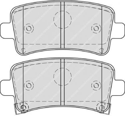 FERODO FDB4252 Тормозные колодки дисковые (FDB4252)