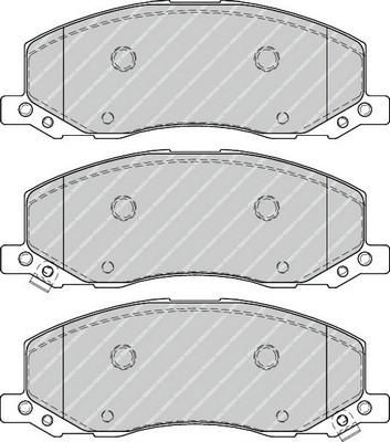 FERODO Колодки передние OPEL Insignia 2008 -> (1605202, FDB4278)