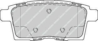 Ferodo FDB4366 комплект тормозных колодок, дисковый тормоз на MAZDA CX-7 (ER)