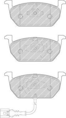 FERODO Колодки тормозные VW GOLF VII 12 - передние (FDB4454)