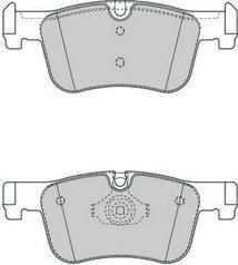 Ferodo FDB4489 комплект тормозных колодок, дисковый тормоз на 1 (F20)