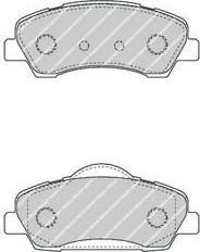 FERODO Колодки тормозные передние PSA 308 II, 301, C-Elysse 1.2VTi (FDB4491)