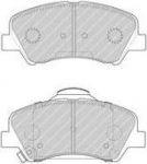 Ferodo FDB4623 комплект тормозных колодок, дисковый тормоз на KIA RIO III седан (UB)