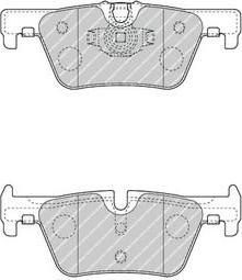 Ferodo FDB4670 комплект тормозных колодок, дисковый тормоз на 1 (F20)