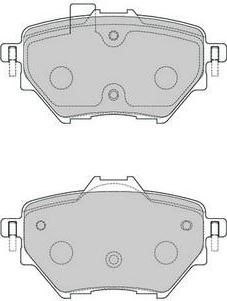 Ferodo FDB4680 комплект тормозных колодок, дисковый тормоз на PEUGEOT 308 II
