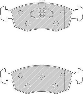 Ferodo FDB4735 комплект тормозных колодок, дисковый тормоз на FIAT PALIO Weekend (178DX)