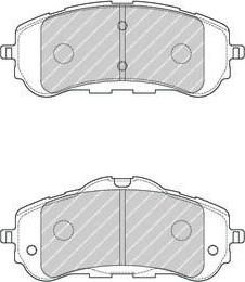 Ferodo FDB4764 комплект тормозных колодок, дисковый тормоз на PEUGEOT 308 II