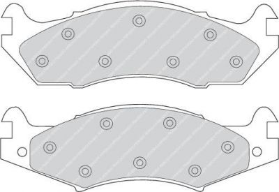 FERODO Комплект тормозных колодок, диско (FDB920)