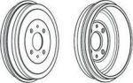Ferodo FDR329006 тормозной барабан на FIAT MAREA Weekend (185)