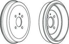 Ferodo FDR329029 тормозной барабан на 3 (E30)