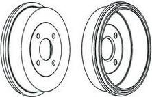 Ferodo FDR329191 тормозной барабан на FORD MONDEO I (GBP)