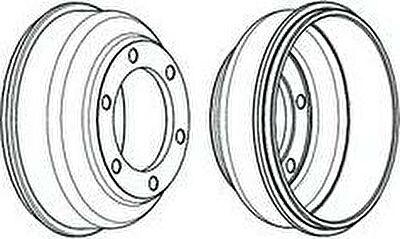 Ferodo FDR329193 тормозной барабан на FORD TRANSIT c бортовой платформой/ходовая часть (E_ _)