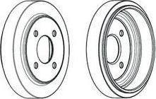 Ferodo FDR329216 тормозной барабан на NISSAN MICRA II (K11)