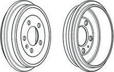Ferodo FDR329253 тормозной барабан на SKODA FABIA