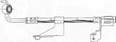 Ferodo FHY2175 тормозной шланг на FORD ESCORT VII (GAL, AAL, ABL)