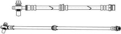 Ferodo FHY2728 тормозной шланг на VW TIGUAN (5N_)