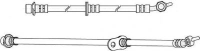 Ferodo FHY2843 тормозной шланг на TOYOTA CAMRY седан (_XV4_)