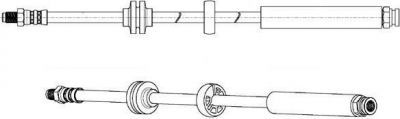 Ferodo FHY3209 тормозной шланг на ALFA ROMEO 159 (939)