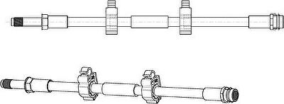 Ferodo FHY3260 тормозной шланг на VW MULTIVAN V (7HM, 7HN, 7HF, 7EF, 7EM, 7EN)