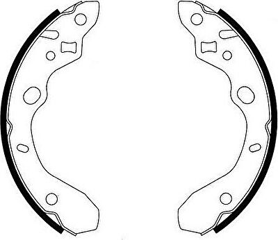 Ferodo FSB573 комплект тормозных колодок на MAZDA 323 F VI (BJ)