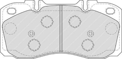 Ferodo FVR4038 комплект тормозных колодок, дисковый тормоз на IVECO DAILY V c бортовой платформой/ходовая часть