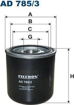 Filtron AD785/3 осушитель воздуха, пневматическая система на DAF 75 CF