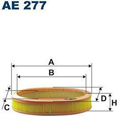 FILTRON Воздушный фильтр Renault 19/21 -95 (LX716) Renault R11, R19, R21, R5 II, R9 (AE277)