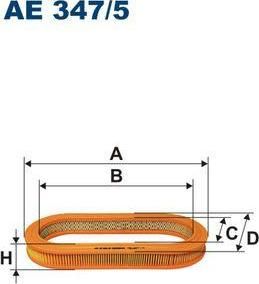 Filtron AE347/5 воздушный фильтр на ROVER MINI