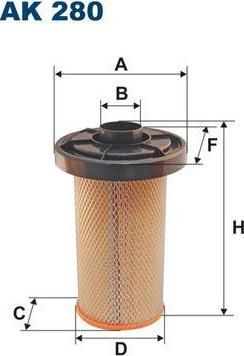 FILTRON Фильтр воздушный PEUGEOT J5 2.5 D/TD (144401, AK280)