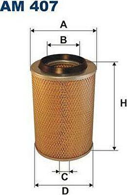 FILTRON Фильтр воздушный MB 100 (30943904, AM407)