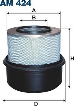 Filtron AM424 воздушный фильтр на MERCEDES-BENZ SK