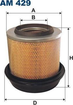 FILTRON фильтр воздушный (с крышкой) MВ LK/LP/NG/UNIMOG (AM429)