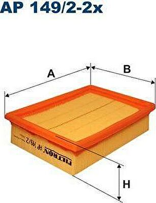 Filtron AP 149/2-2X Фильтр воздушный VAG POLO/LUPO/IBIZA 99- (упак.2шт.)