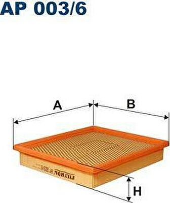 FILTRON Фильтр воздушный DODGE Caravan III/CHRYSLER Voyager IV (04861480AA, AP003/6)