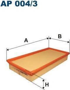 FILTRON Воздушный фильтр AUDI AQ7 VW Touareg PORSCHE Audi Q7 (4L); Landrover Range Rover III, Range Rover Sport; Porsche Cayenne II/Cayenne S II, Cayenne/Cayenne S; Volkswagen Touareg, Touareg II (AP0043)