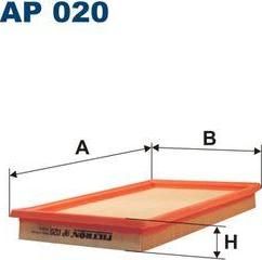 FILTRON Фильтр воздушный OPEL VECTRA B 2.0-2.2 (1444L1, AP020)