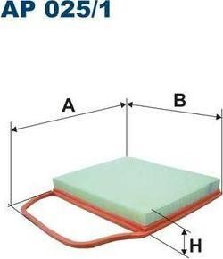 FILTRON Фильтр воздушный E91/92/93 (335I) (13717556961, AP025/1)