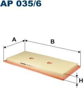 FILTRON Фильтр воздушный MB 212/204/221 (A2760940004, AP035/6)
