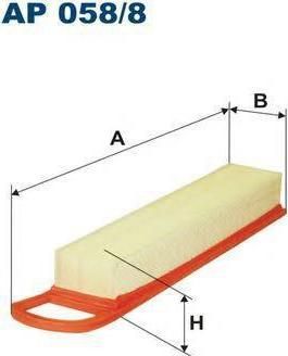 FILTRON Фильтр воздушный PEUGEOT 308 (13717534825, AP058/8)