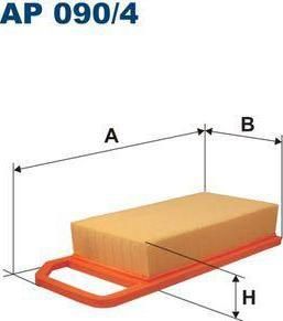 FILTRON Фильтр воздушный PEUGEOT407 (1444CV, AP090/4)
