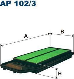 FILTRON Фильтр воздушный HONDA ACCORD 2.0L 03> (17220RAAA01, AP102/3)