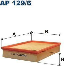 FILTRON Фильтр воздушный LAND ROVER Discovery III/IV/RR IV/RR Sport (PHE000112, AP129/6)