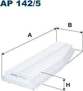 FILTRON Фильтр воздушный Toyota Previa, Rav 4 II (AP142/5)