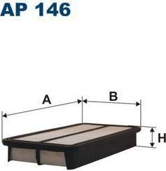 FILTRON Фильтр воздушный TOYOTA Car2/CarE/Cel/Rav4 (1780164010, AP146)